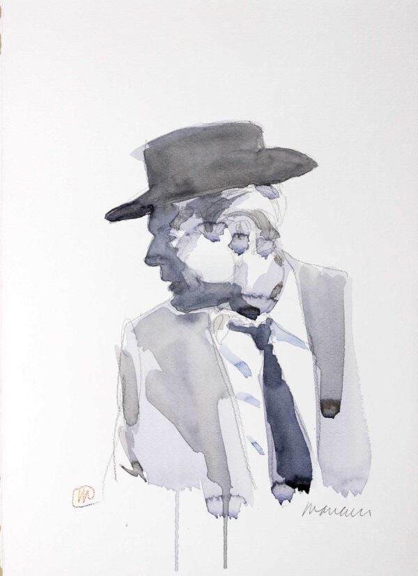 Andrea Mancini Marcello Acquerello 35x25