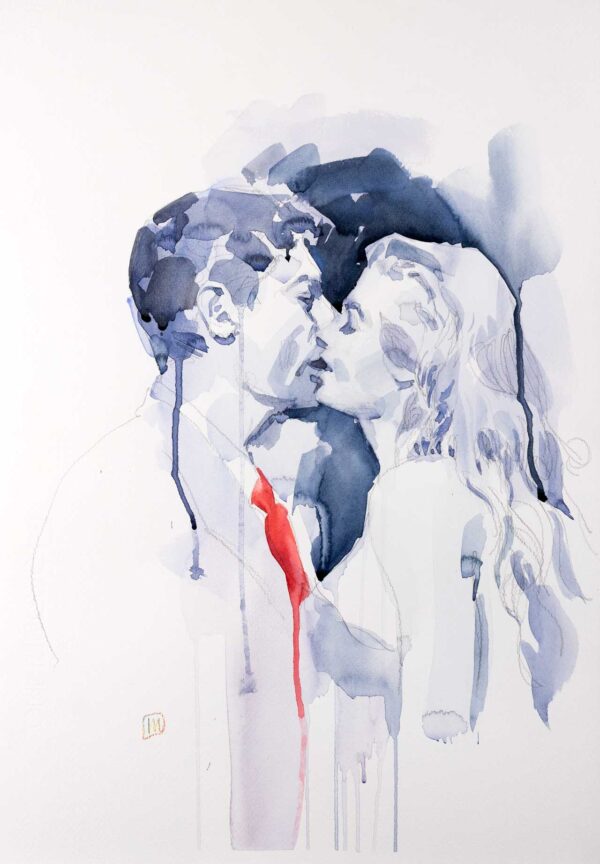 Andrea Mancini Marcello and Anita Acquerello 50x35