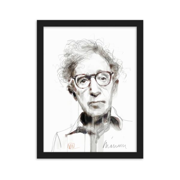 Woody Allen Framed print