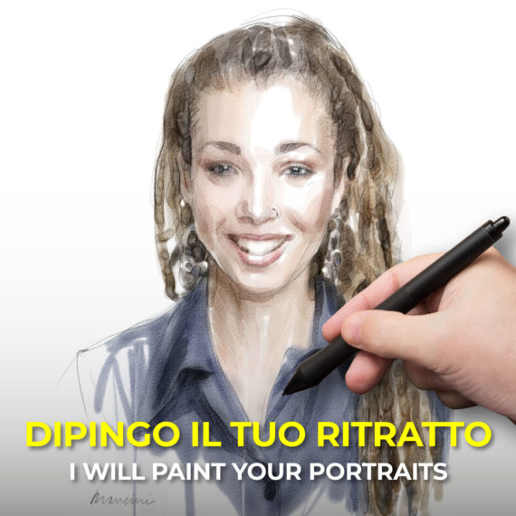 I will paint your portrait in digital
