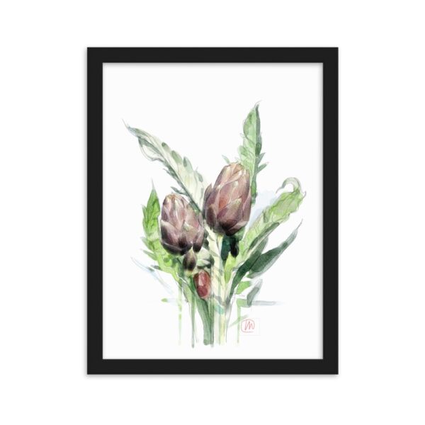 “Carciofi” Framed print
