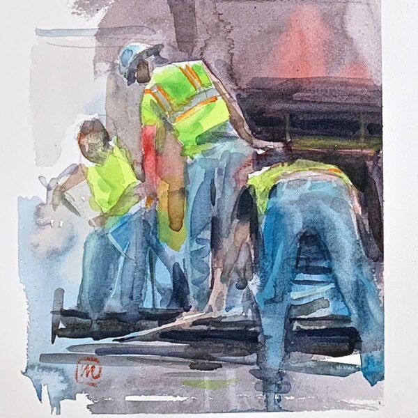 Andrea Mancini Cantieri Acquerello 35x50