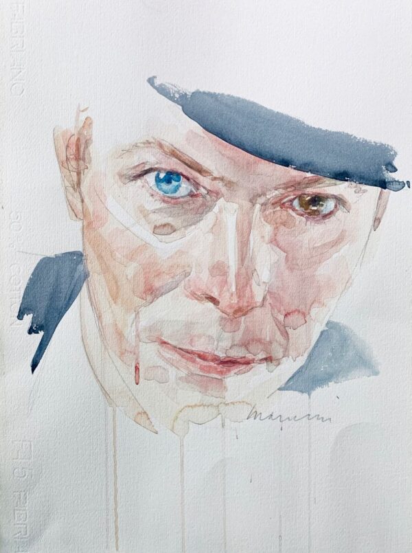 David Bowie watercolor