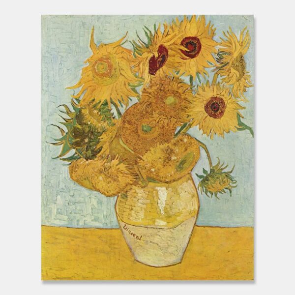 Van Gogh Vincent – ​​Vaso con girasoli (Girasoli in vaso), 1889