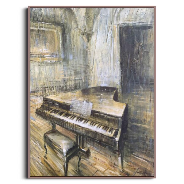 Andrea Mancini, Pianoforte, olio 30x40